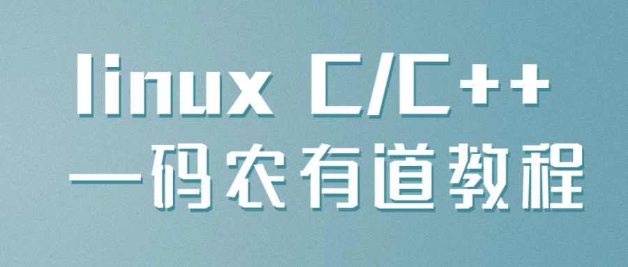 linux C/C++ —码农有道教程 配图01